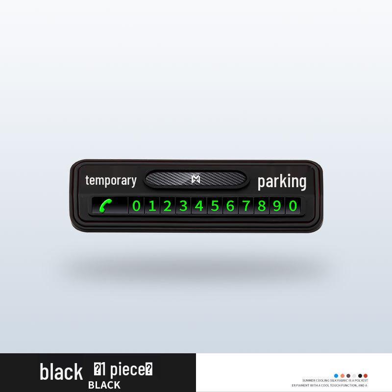 Mengshi 917/M800/MHUNTER Temporary Luminous Parking Number Plate 