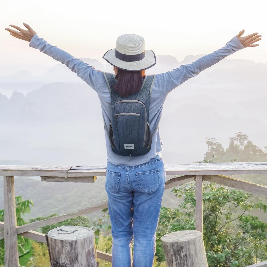 G4Free Hiking Lightweight Packable Hiking Small Outdoor Foldable Shoulder Bag 10/15L/20L Backpack, Daypack, Travel,