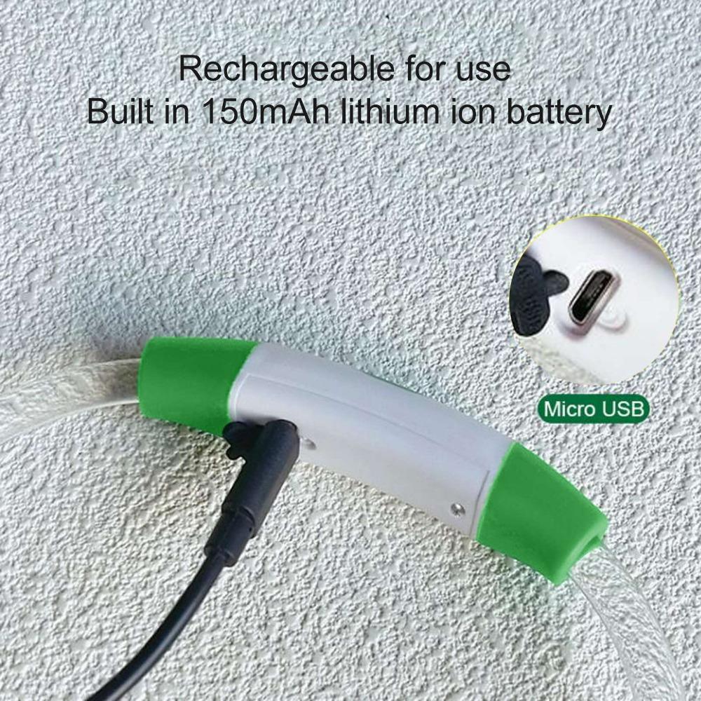 Tube Shape Dog Collar USB Charging Light Collar Safety Design LED Collar Puppy