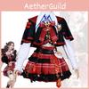 Elegantes Jade-Glanz-Cosplay-Outfit Komplettset Für Spielcharakter-Rollenspiel Jk-Uniform