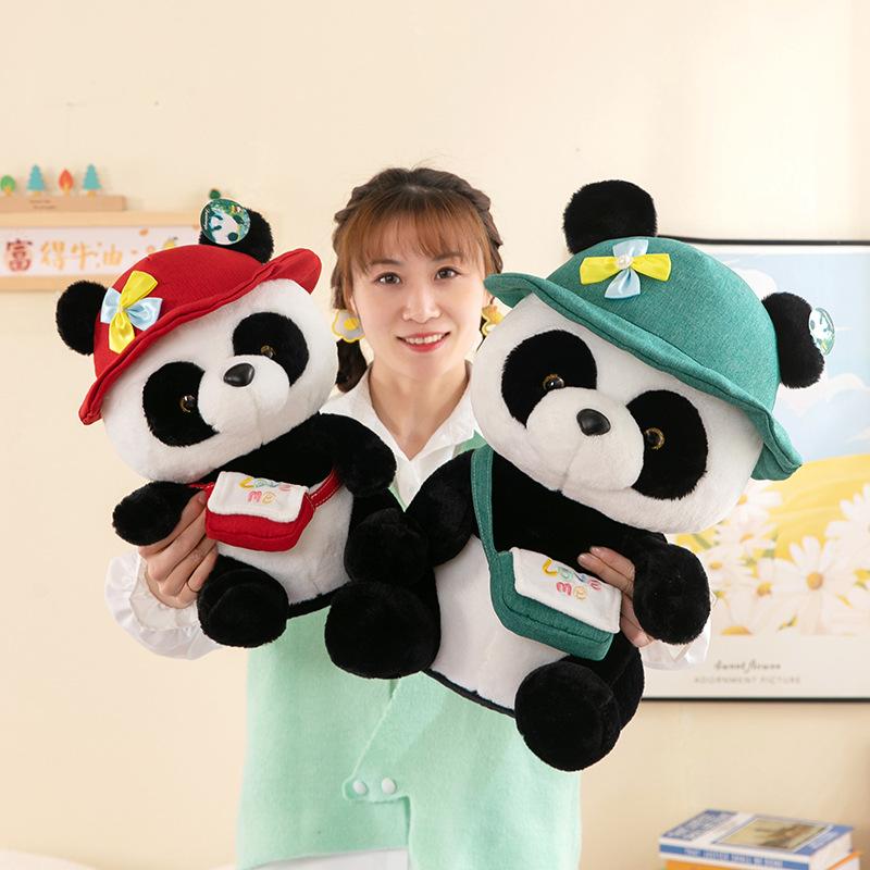 New Cross-border Sweater Cute Panda Doll Plush Toy Doll Children's Doll Birthday Gift Doll