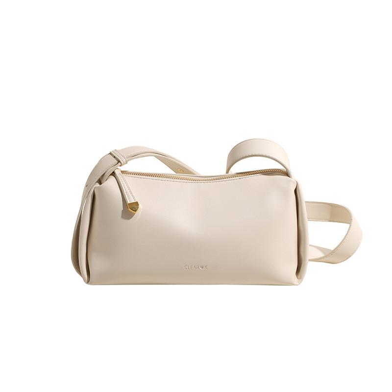 Ielgy Simple Texture Fashionable All-Match One-Shoulder Commuter Messenger Bag