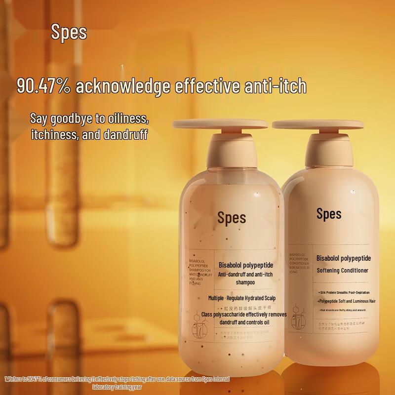 Spes Red Fatty Bisabolol Peptide Color-Locking Hair Care Set (2x500ml)