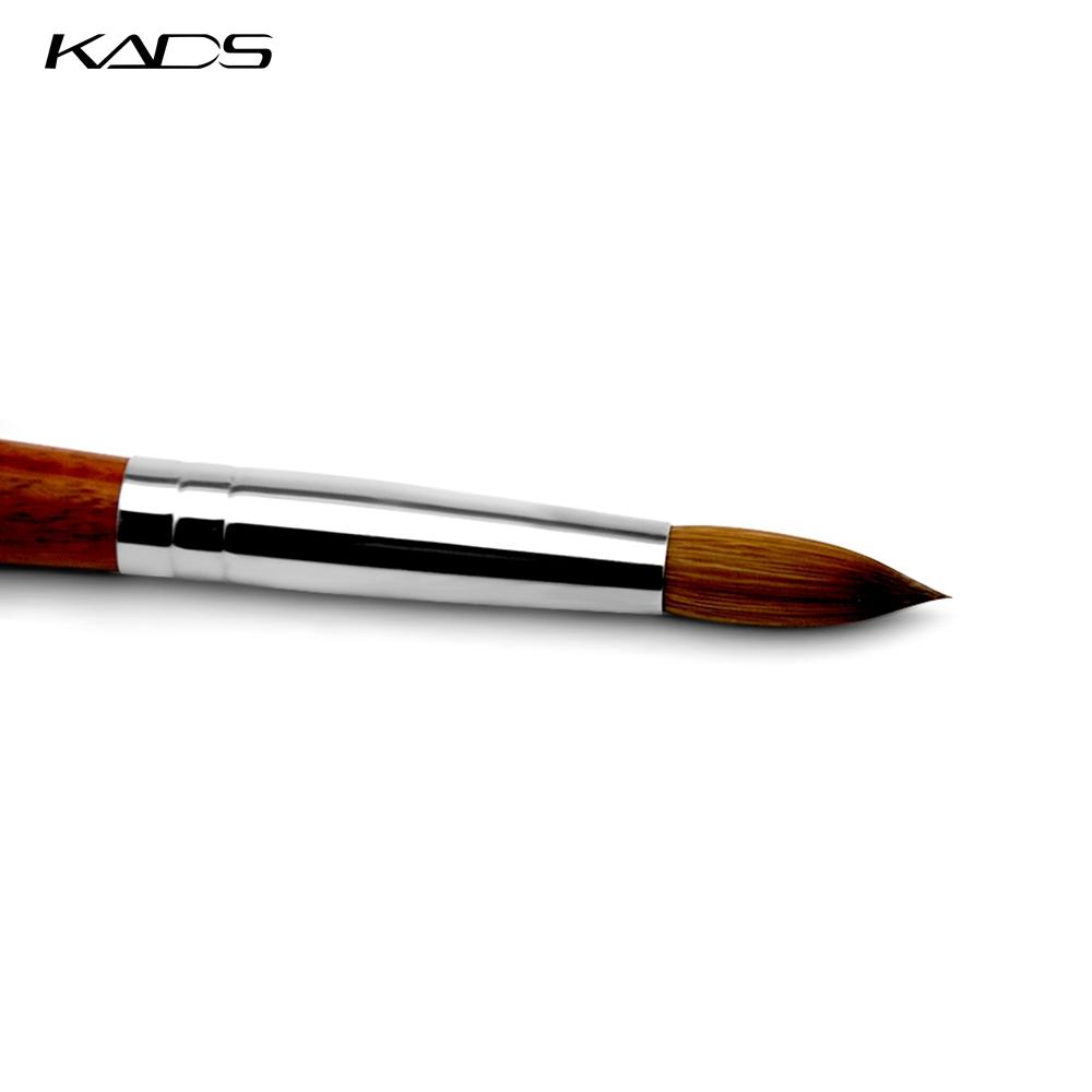 kads Kolinsky Acryl Nagelpinsel Nail Art Pinsel für Nagelverlängerung Malerei Zeichenpinsel Nägel Zubehör Pinsel Stift