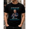 Men's Classic Crew Neck Short Sleeve Graphic T-Shirt Featuring Roland Kaiser German Text Design For Casual Daily Wear And Music Fans