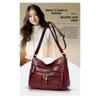2025 New Soft Leather Bag Women's New Fashion Casual Versatile Temperament Shoulder Messenger Bag