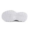 Warrior Synthetic Leather Fabric Sports Fashion Trendy Versatile Lightweight Breathable Running Shoes Kids Sneakers White WZ(CL)-1238