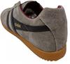 Gola Harrier Suede Sneakers (CMA192) Rhinoceros Color/dark Brown/dark Red
