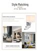 USB Charging European Style LED Wall Lamp for Indoor Use - Ideal for Hotels and Bedrooms