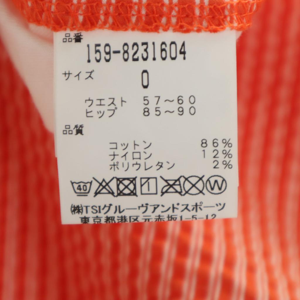 MASTER BUNNY EDITION Golf Seersucker Hose Orange Serie Damen Gebraucht