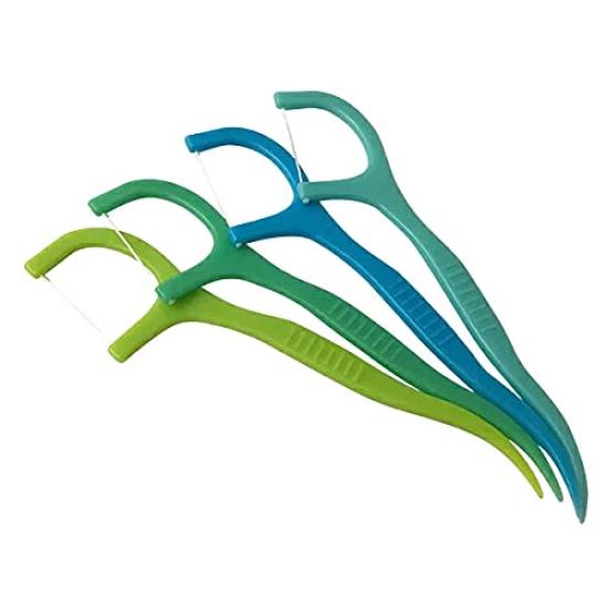

Зубная нить Okamura Farbe Flosser Blue 1 упаковка 100 штук