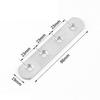 Five silver stainless steel straight bracket, straight bracket corner code for home fixing bracket