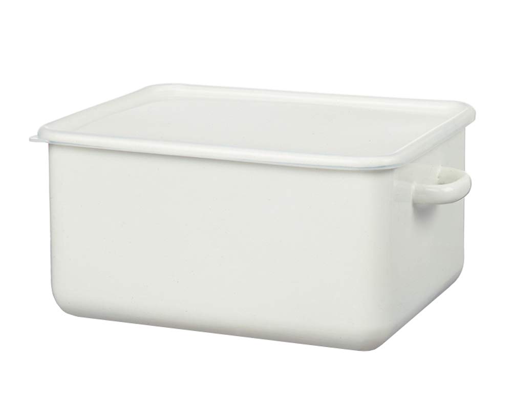 

Takagi Metal Pickle Container Stock Pot Enamel Square L HSP-L