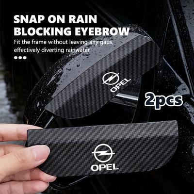 2pcs Car Shield Rain Eyebrow Rear View Side Mirror Rain Shield For ADAM ASTRA J K CORSA E INSIGNIA MOKKA VIVA Meriva