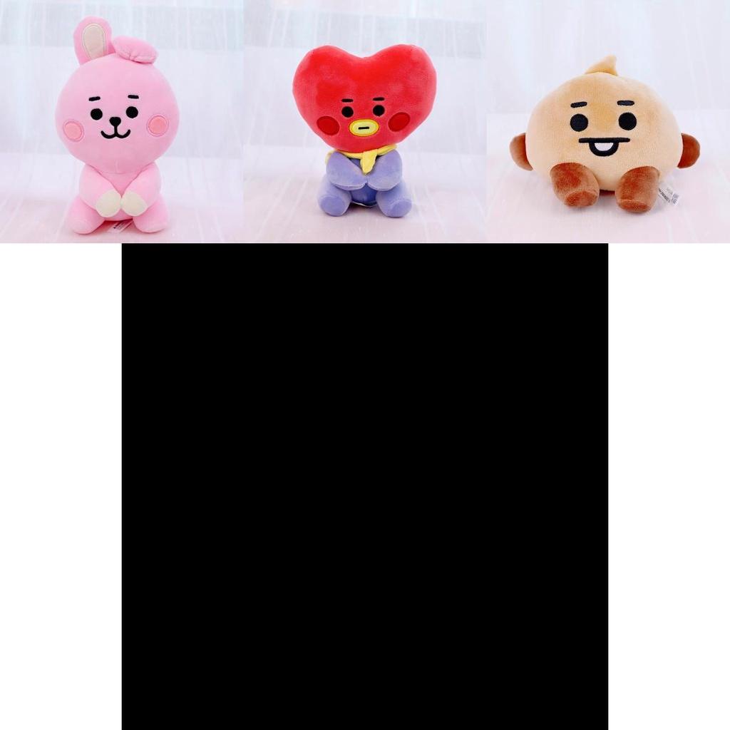 Bts Kpop Bt21 Seated Doll 20cm Baby Plush Toy Tata Cooky Chimmy Koya Shooky Mang