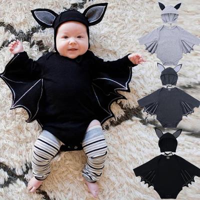 Toddler Newborn Baby Boys Girls Halloween Cosplay Costume Romper Hat Outfits Set
