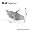 Compatible Lego Large Particle Ocean Animal Building Blocks: Lion, Dolphin, Zebra, Crocodile, Cat Toys.