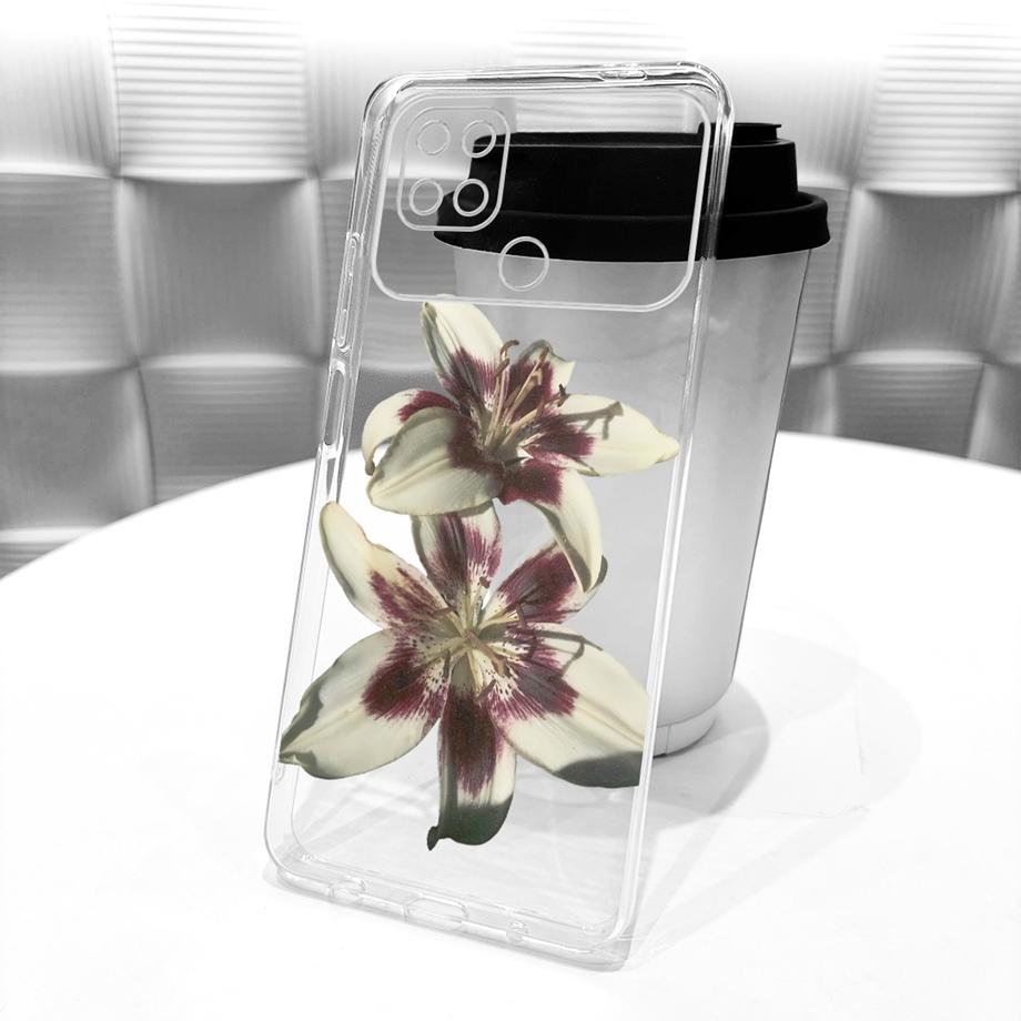For Xiaomi Poco C40 C50 C51 Phone Case Luxury Flower Butterfly Cartoon Bow Pattern Back Cover Soft TPU Silicone Bumper Housing
