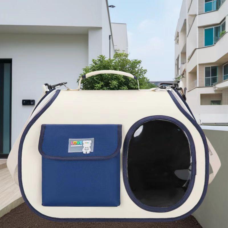 Cat Bag Pet Crossbody Bag Portable Pet Bag for Outings Breathable Large Space Cat and Dog Universal Bag Small Dog Travel Bag