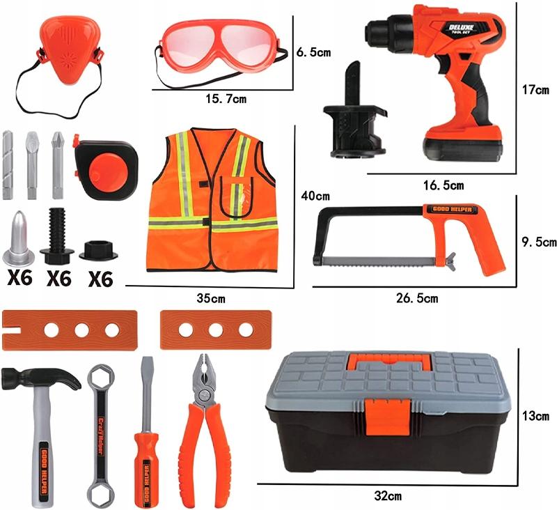[PACZB][5] DIY Kit Vest Suitcase Tools Glasses U921