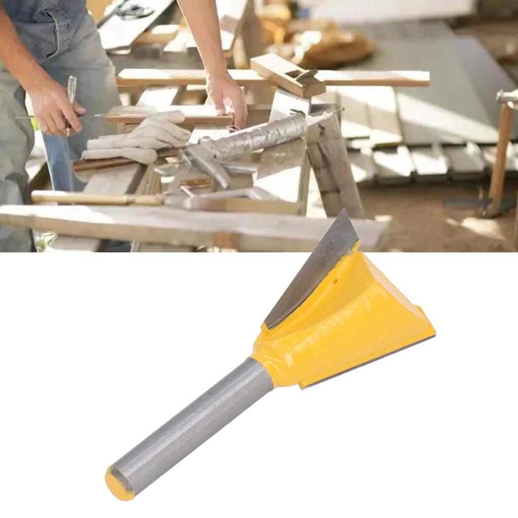 Woodworking Dovetail Router Bit 1Celsius4in Shank Tungsten Steel Alloy Router Bit for Trimming