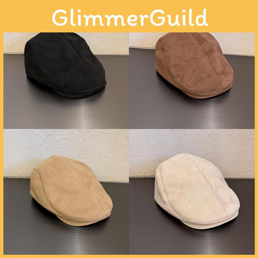 Color Solid Fashion Duckbill Hat With Breathable Suede Fabric For Casual Women