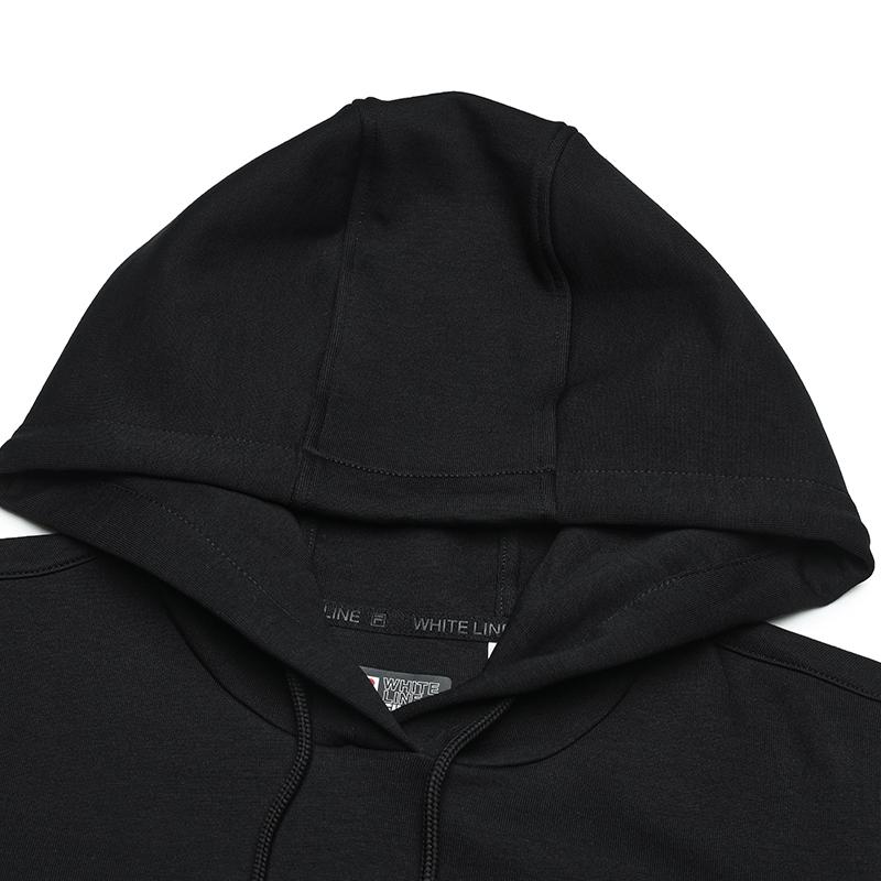 FILA Versatile Comfortable Knitted Hoodie Women hoodies Black F11W518215FBK