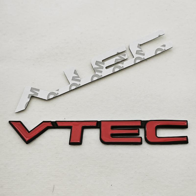 

For Honda Civic Accord Odyssey Spirior Fit CRV SUV Exterior Accessories Metal Logo VTEC Car Styling Emblem Whole Body Badge