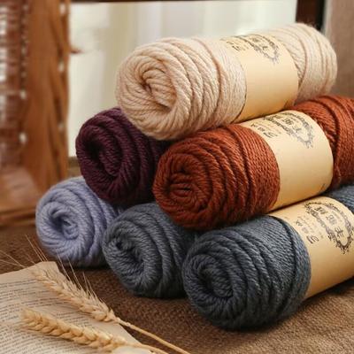 100g/bol Kameelwol Garen Worsted Gewicht Garen Medium Grof Garen Bol Zacht & Duurzaam