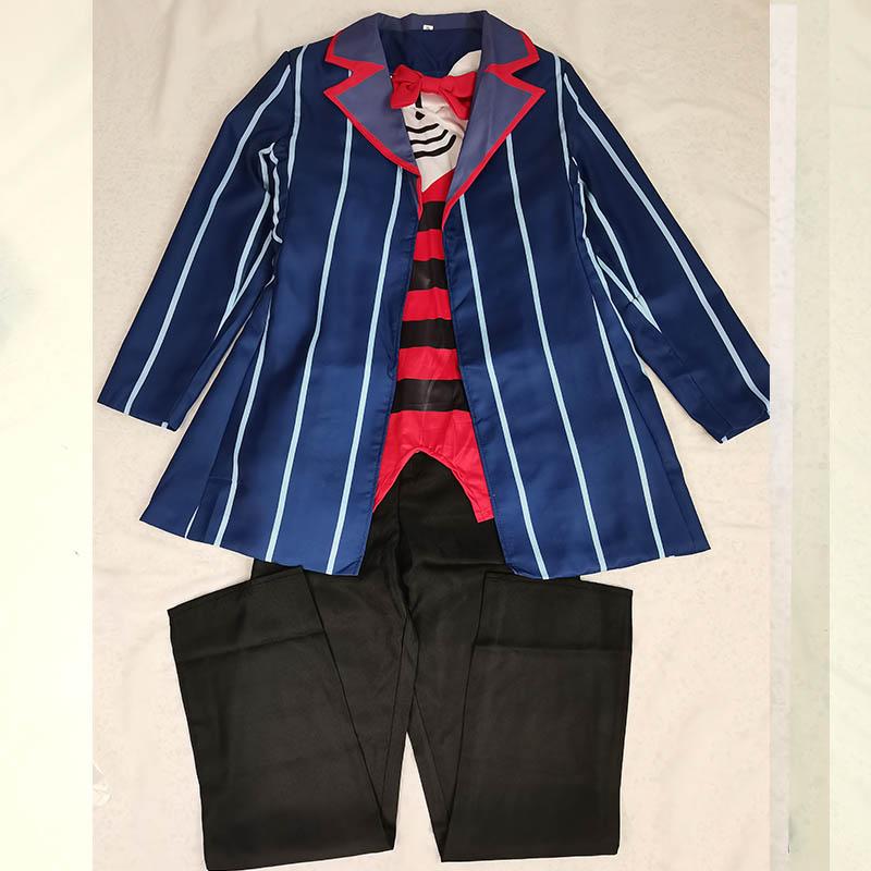 Kostým Vox Cosplay Kreslený El Uniform Oblek Oblečení Halloween Karneval Vánoční Kostýmy Modrý Červený Oblek Anime Kompletní Sada