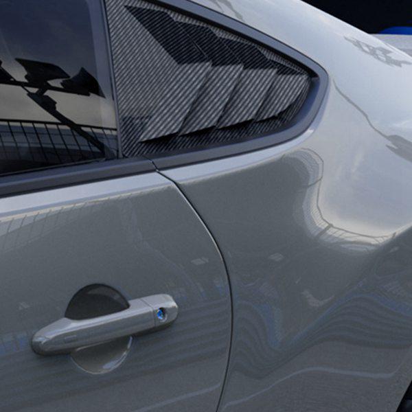 Pair of Rear Triangle Window Louvers for 2022+ Toyota GR86 & Subaru BRZ