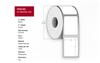Thermal Labels 76 X 51Mm, 25Mm Core, Uncoated, Permanent, Perforated, 1370 Pcs/Roll, 12 Rolls/Box, Ca-800283-205