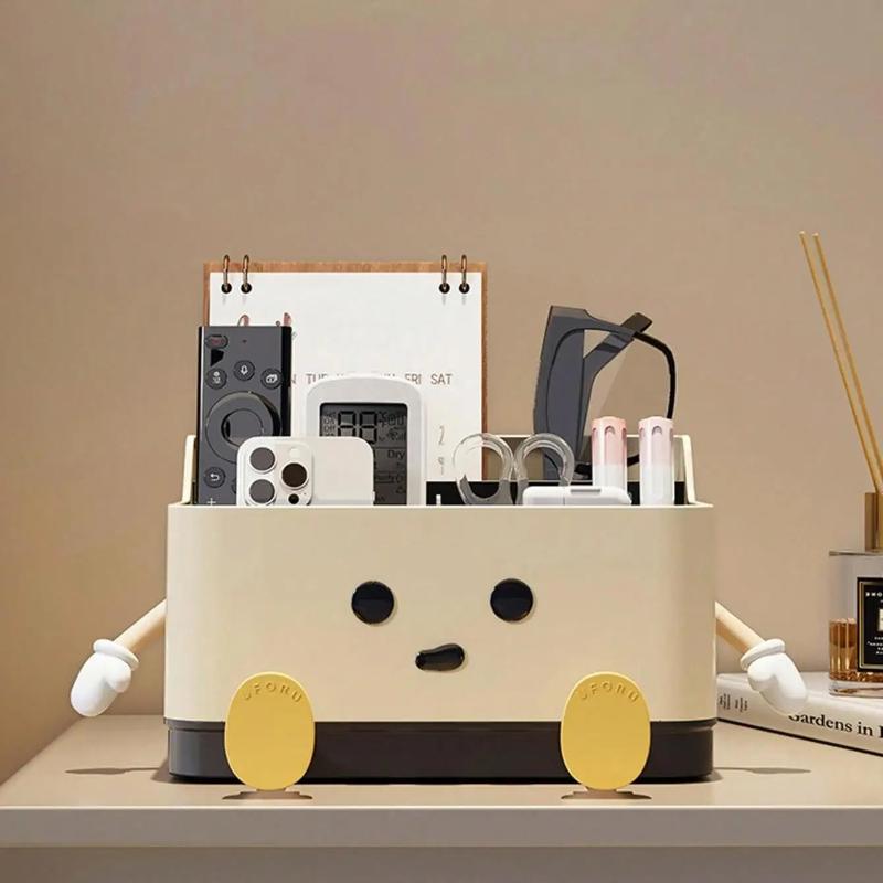 1pcMultifunctional Desktop Cosmetic Storage Box Suitable for Office and Dormitory Use As Well As for Organizing Stationery Items