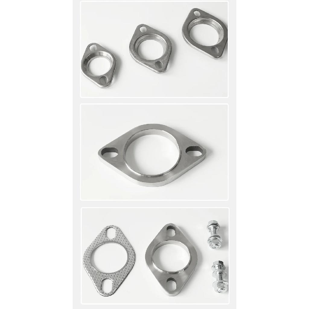 Car Exhaust Pipe Modification Stainless Steel 304 Thickened High Temperature Resistant Material Universal Welding Type Flange