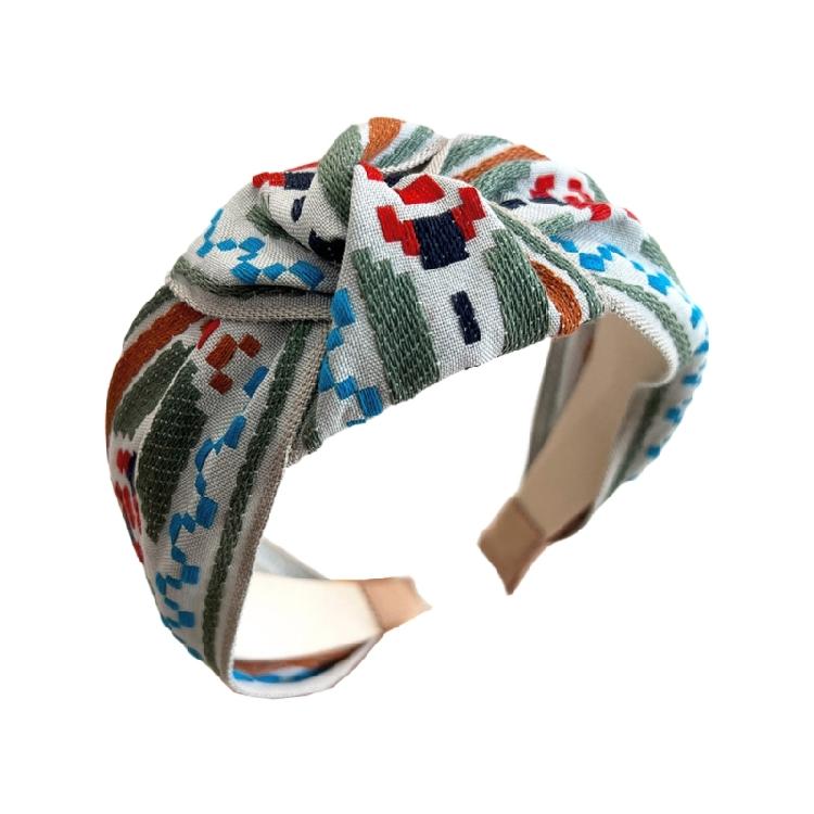

Adjustable Embroidered Headbands Traditional Floral Design Bohemian Hair Accessories For Women Elegant Styling Headwear
