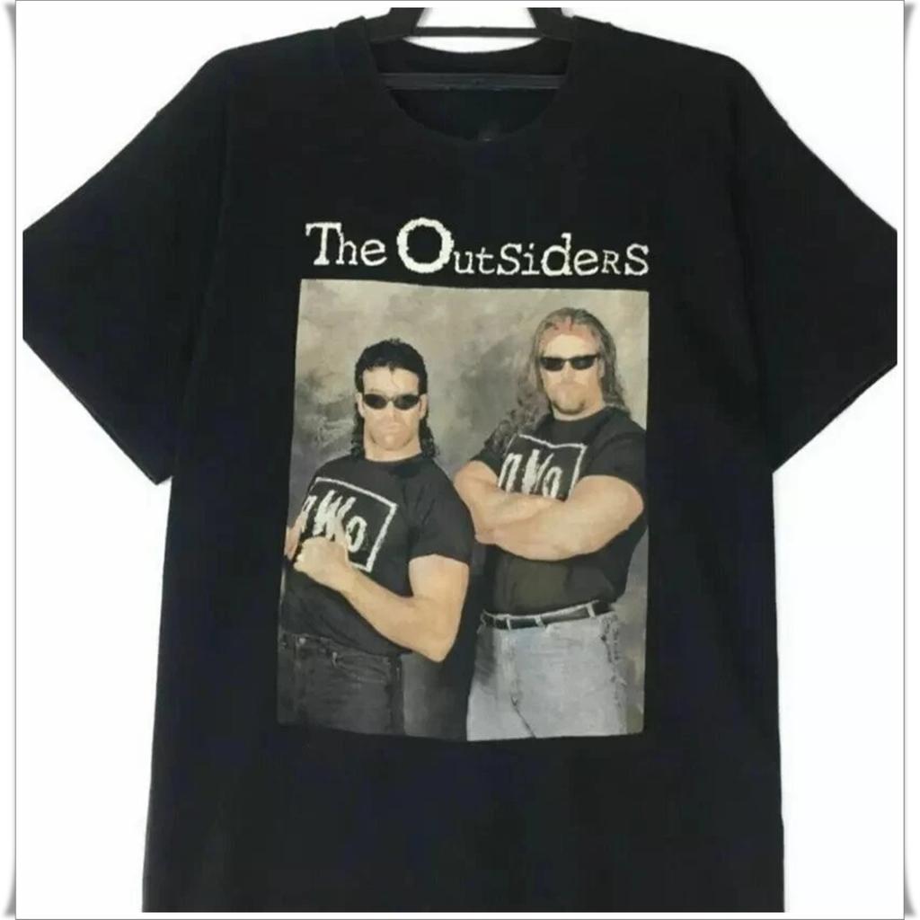 The Outsiders Vintage Wrestling T-Shirt – Classic nWo Duo, Size S to 5XL