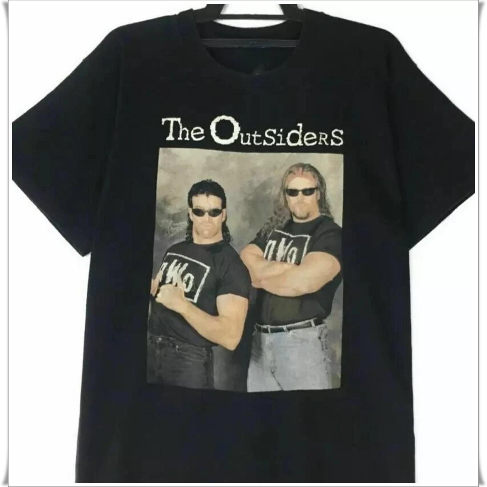 The Outsiders Vintage Wrestling T-Shirt – Classic nWo Duo, Size S to 5XL S