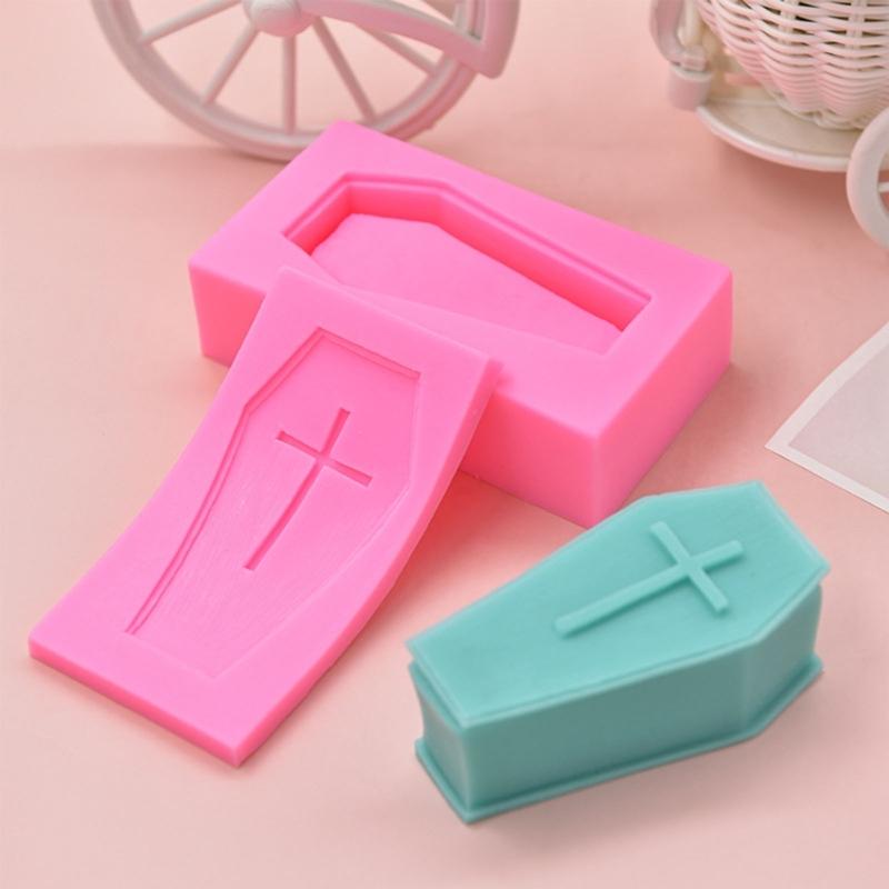 Cross Coffin Shaped Cake Molds Silicone Material Gift for DIY Baking Lover