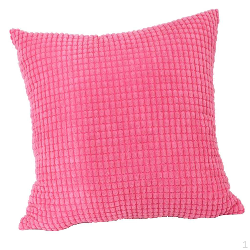 Corduroy Inch Throw Pillow Cover Cute for Home Decor Rose Red