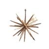 Champagne White Transparent Christmas Star Decoration 2025 New Glittering Explosion Design Pendant Tree Festive Decor