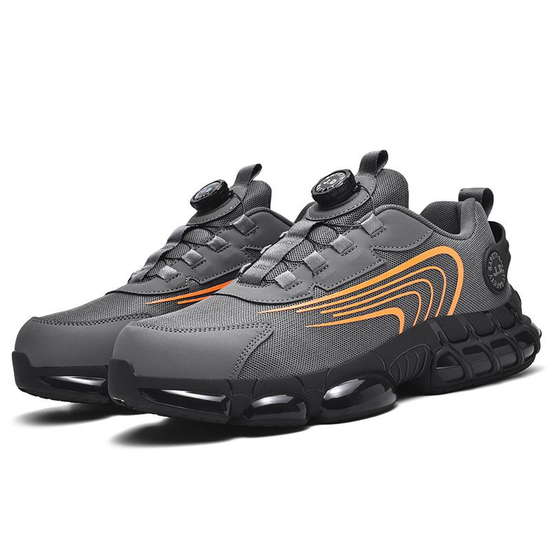 

2025 Spring and Autumn Rotary Buckle New Anti-Piercing Anti-smashing Steel Baotou Men s and Women s Labor Insurance Shoes Safety Site Welder Shoes 47