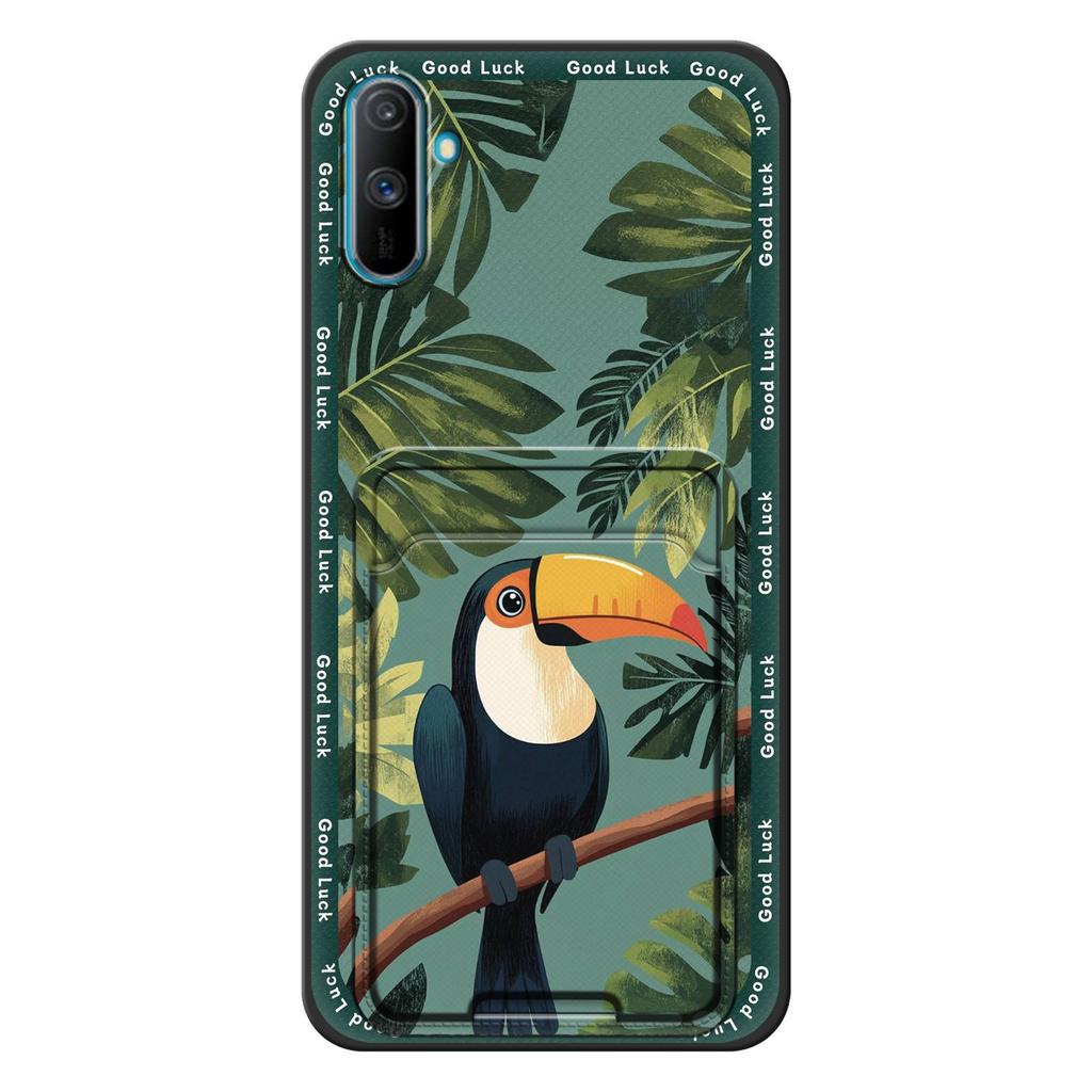 Fashion Design Durable Phone Case For OPPO Realme C3/C3i/Narz N10A Full wrap Cute Soft case Shockproof Card bag Cover