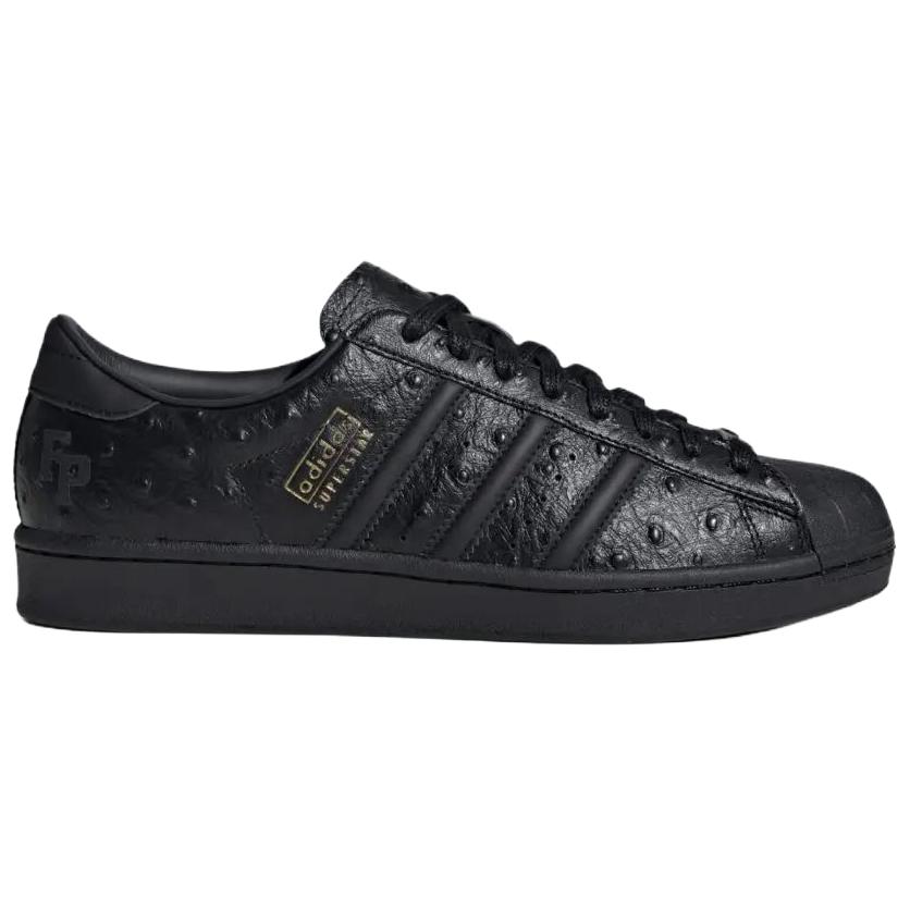 Adidas Originals X Footpatrol Superstar Bequeme Passform Skateschuhe Unisex Sneaker Schwarz KH9923