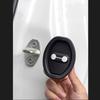 Car Door Lock Covers Fits Daihatsu New Move Canvas LA850S LA860S LA850 Series Door Striker Cover Protector Rust Shock Noise Reduction Black 5-Pack -