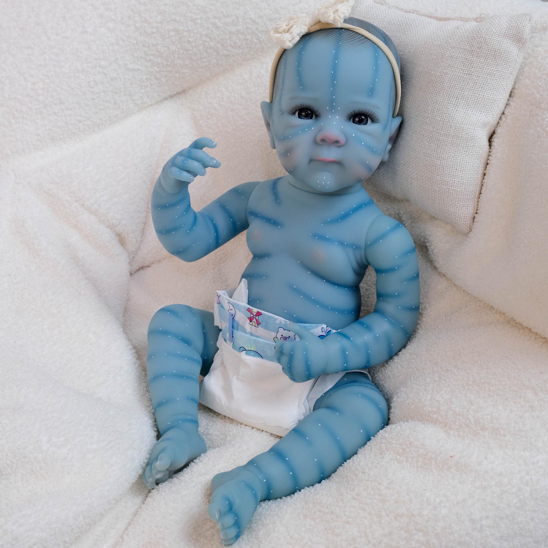 19-Inch Reborn Bettie Avatar Doll Without Clothes 49 cm Full Silicone