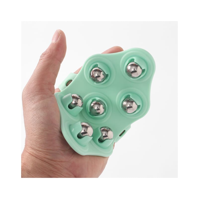 Rękawica do masażu z kulką obracającą się o 360 stopni (Mennica) rękawica do masażu akupresurowego całego ciała