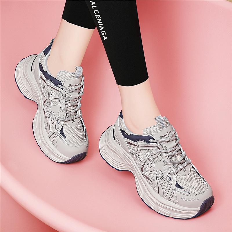 

Platform Internet celebrity platform dad shoes women s new spring and summer sports leisure temperament versatile single shoes 38