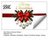 Creative Christmas Gifts for Home Gold Merry Window Clings, Decorative PVC Decals Holiday Waterproof Wall Art Glass Decor, Removable Stickers