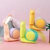 1Pc Internet Celebrity Desktop Small Table Lamp, Cartoon Snail Two-speed Led Charging Table Lamp, Student Bedroom Night Light