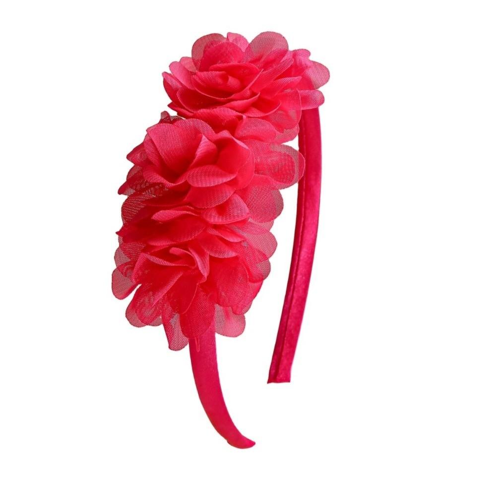 

Multi-Layers Baby Headband Big Flower Hairband Fashion Accessory Hair Band Hair Accessories рожевий червоний колір